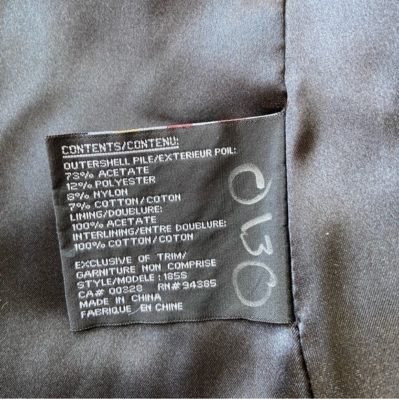 Simon Chang Heavy Crinkled Black Velvet Jacket - Picture 12 of 15